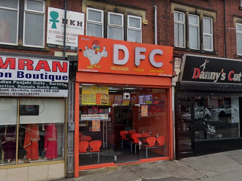 DFC Takeaway on Harehills Road, Harehills, was rated 2* on January 19. 