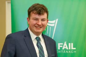 Relatively unknown . . . Fianna Fáil Galway County Councillor Cillian Keane 
