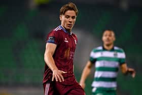 Arthur Parker of Galway United during the SSE Airtricity Men's Premier Division match between Shamrock Rovers and Galway United at Tallaght Stadium last month. Photo: Tyler Miller/Sportsfile.