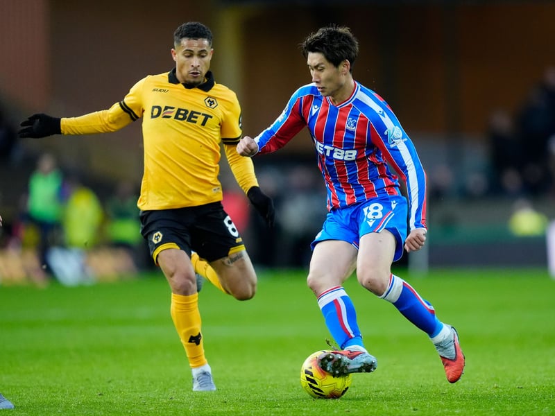 Position: Central midfield | Age: 29 | Current club: Crystal Palace | Transfermarkt value: £10.4m