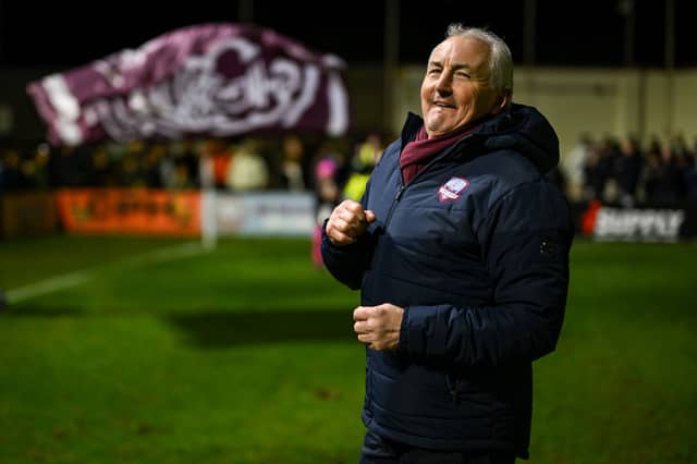 Galway United manager John Caulfield.