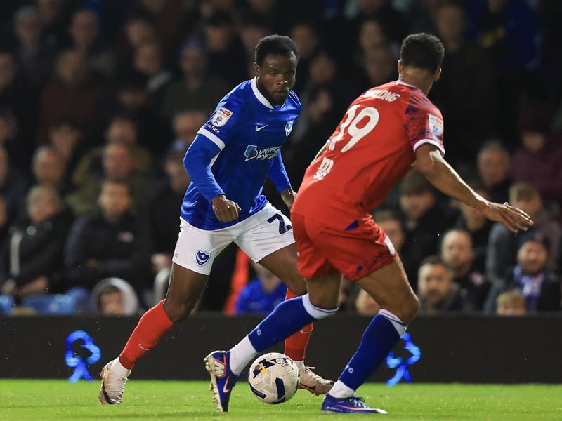 One of his quiet days. Had a glorious chance in the 58th minute with a one-on-one, yet didn’t even get a shot off. Yet performance levels dropped off alarmingly in the second half, prompting frustration from the Fratton faithful.