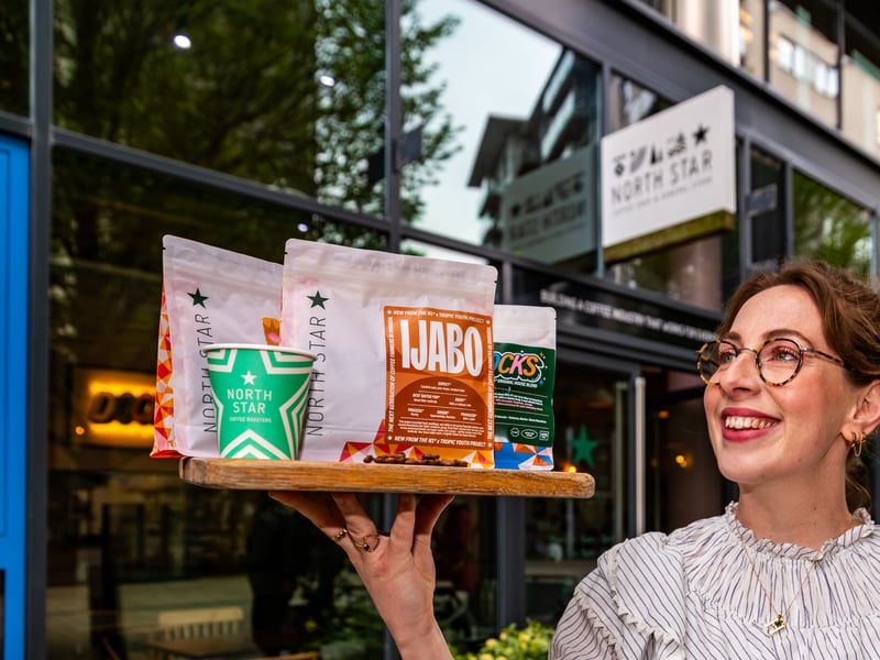 One of Yorkshire's best-known speciality coffee roasters, North Star's Leeds Dock cafe serves expertly brewed coffee alongside a seasonal brunch menu near the waterfront.