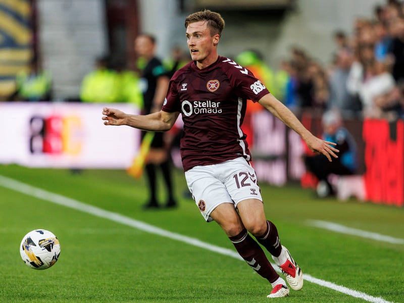 The Norwegian full-back is struggling with a hamstring issue ahead of the clash at Tynecastle.