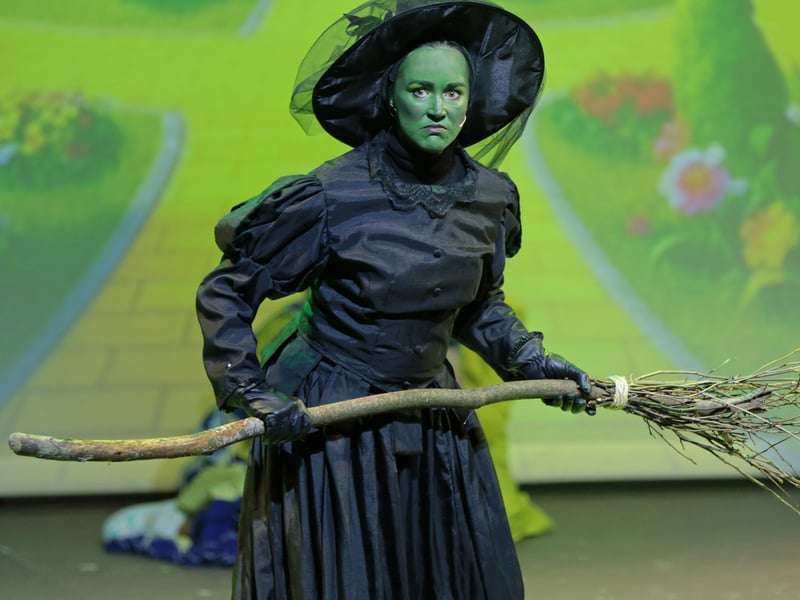 Caption: Janette Devlin was outstanding as The Wicked Witch in the top class St Mel’s Musical Society production of The Wizard of Oz Picture: Shelley Corcoran