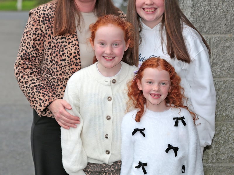 Caption: Ella Owens, Ava Patel, Caela Flynn and Isobel Patel