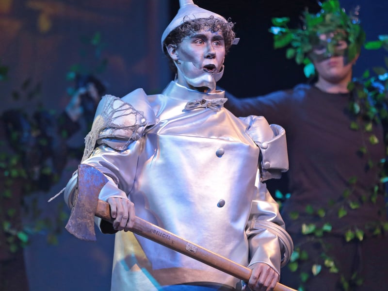 Caption: Jake Reilly was brilliant in the role of the Tinman during The Wizard of Oz