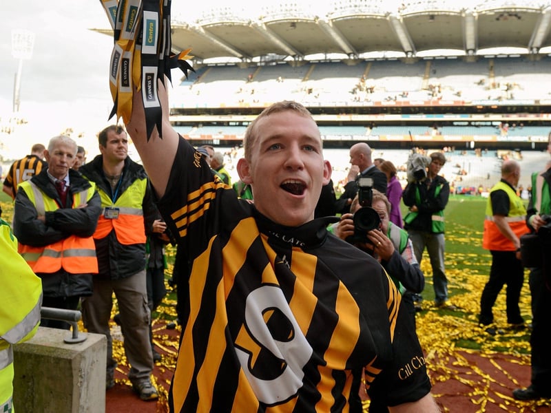 30 September 2012; Richie Hogan, Kilkenny, celebrates with the Liam MacCarthy cup after the game. GAA Hurling All-Ireland Senior Championship Final Replay, Kilkenny v Galway, Croke Park, Dublin