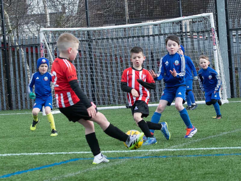 Action from the Tristar v. Buncrana Hearts 2019s.