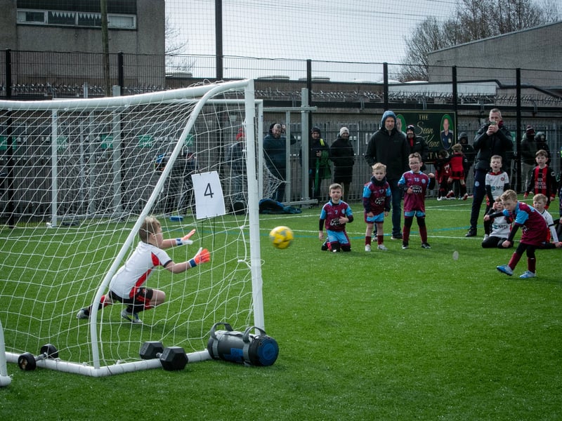 Penalty action from the 2019s Sean O'Kane Memorial Cup on Saturday.