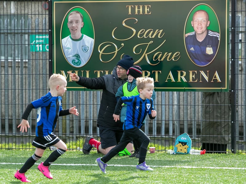 Action from the Sean O'Kane Memorial Cup.
