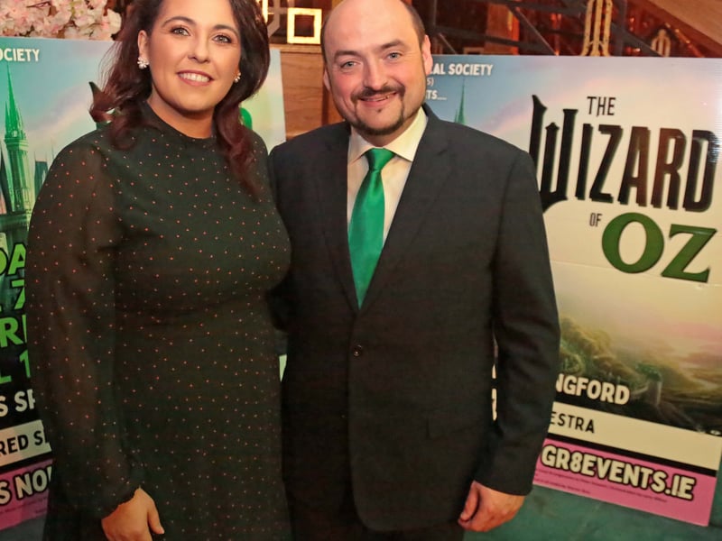 Caption: St Mel's Musical Society Vice-Chairperson and Chairperson Avril Kelly and Andrew Reynolds