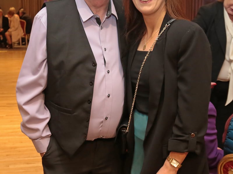 Caption: Sean and Sinead Hussey at the gig honouring Longford legend Paschal Flaherty