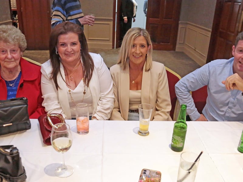 Caption: Lisa Smith, Margaret Gately, Annie and Gary Flaherty