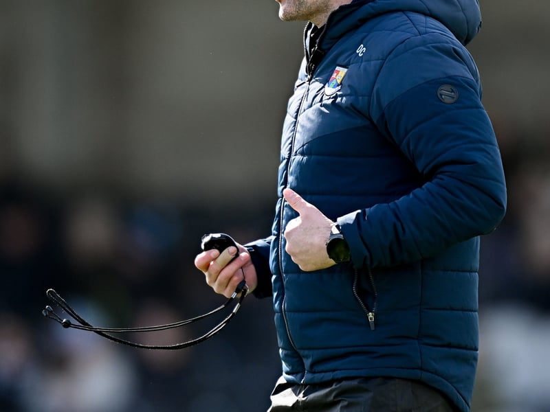 Caption: Longford manager Diarmuid Cahill before the Allianz Hurling League Division 4 final match between Sligo and Longford at Markievicz Park in Sligo. Photo by Seb Daly/Sportsfile