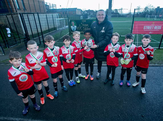 Mr. Gerry Beattie, Vice Principal, St. Joseph's Boys School presenting the 2017 Sean O'Kane Memorial Cup to Maiden City Soccer Colts on Saturday last. (Photos: Jim McCafferty Photography) We want your photos to feature on the website via our Camera Club. Do you have a great photo from life in the locality? Whether it’s a party, wedding, communion, landscape, a quirky shot from your archives, or a simple everyday moment, we want your snapshots. We are inviting people to share photos that capture the spirit of the county. From special occasions to quieter moments, your pictures help tell the story of everyday life in our community. To submit: Go to the Camera Club page and follow the instructions to upload your photo. Include your name, where it was taken, and a short caption if you can. Your photo could be featured on our website and newspaper and seen by readers across the county and beyond. TAP HERE TO SUBMIT YOUR PICTURES TODAY