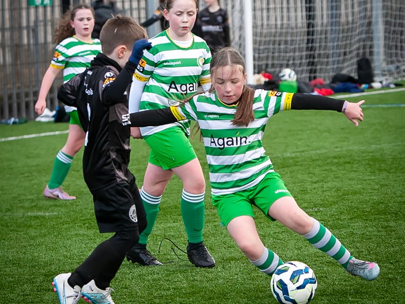 Action from the 2017s Sean O'Kane Memorial Cup on Saturday last at St. Joseph's Boys School.