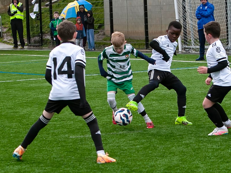 Action from the 2017s Sean O'Kane Memorial Cup on Saturday last at St. Joseph's Boys School.