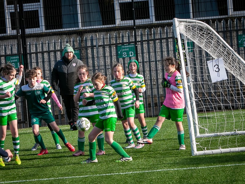Action from the 2017s Sean O'Kane Memorial Cup on Saturday last at St. Joseph's Boys School. (Photos: Jim McCafferty Photography)