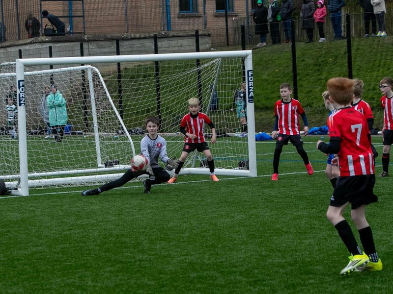 Action from the 2016s Sean O'Kane Cup final between Tristar and Buncrana Hearts on Sunday afternoon. (Photos: Jim McCafferty Photography)
