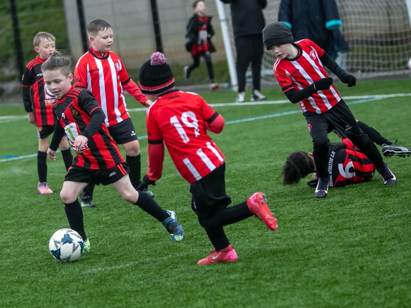 Action from the 2018s game between Tristar and Phoenix Athletic on Sunday morning.
