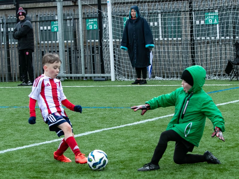 Action from the 2018s game between Core Soccer Academy and Tristar on Sunday morning.