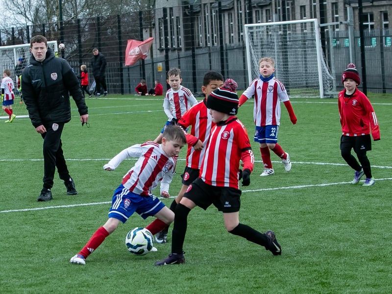 Action from the 2018s game between Core Soccer Academy and Tristar.