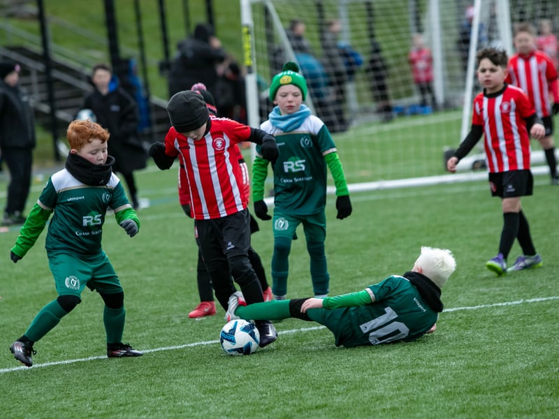 Action from the 2018s game between Foyle Harps and Tristar.