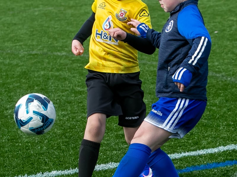 Action from the 2018s game between Trojans and Limavady United on Sunday morning. (Photos: Jim McCafferty Photography)