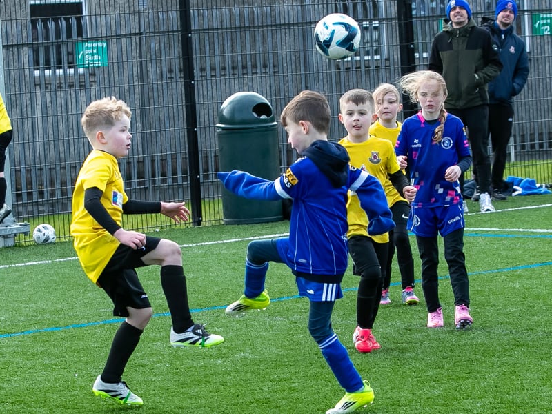 Action from the 2018s game between Trojans and Limavady United.