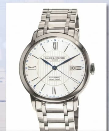 Two Baume and Mercier watches, valued at over €6,000, were stolen.