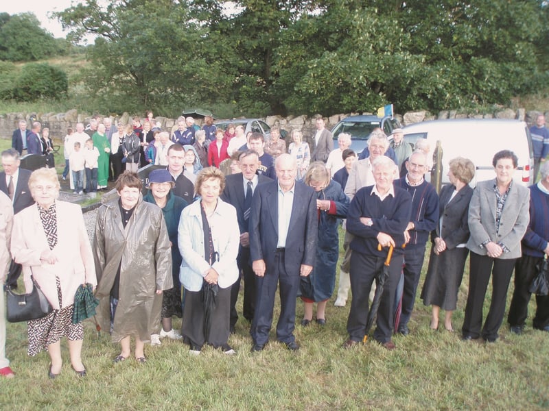 Caption: 2006 Open Air Mass at Abbeyderg Cemetery - A great crowd turned out for the 800 year celebrations of Abbeyderg cemetery in Kenagh