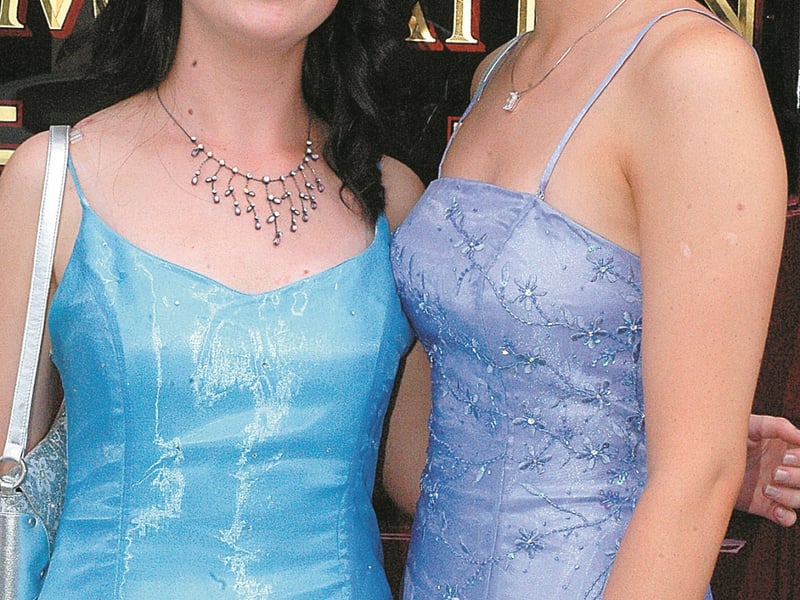 Caption: Angie Butler and Orla Thompson at the St Mel's Grad