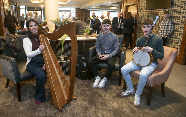 The 2026 Laois/Offaly Garda Divisional Youth Awards took place at The Killeshin Hotel in Portlaoise on Thursday, March 19. Young people from across Laois and Offaly were celebrated on the night in the company of their families and peers. The Garda Youth Awards recognise the outstanding achievements of young people between the ages of 13 and 21 who have undertaken exceptional work in their local communities or who have shown great determination in their own lives. Nineteen awards were presented across a number of categories, including the Individual Award, Group Award, Special Achievement Award, Community Safety Award and the Special Recognition Award. There were several winners from Laois. Esraa Ammouri and Liam Phelan from Portlaoise were both presented with the Individual Award. Esraa was given the award for acting as a role model in her community through the 'Girl Talk' group and a range of creative projects, from the “Stories of Journeys” programme to national conferences, films and podcasts. As a hurler with Clonad GAA at U20 and Intermediate level, Liam was recognised for his contribution to his club's success as well as being an excellent example of a true club man. Off the pitch, Liam gives his time to helping coach younger teams, supporting Cúl Camps, and, as Junior Irish Officer, strengthening the club’s Irish language culture. The Jambos, made up of Kate Lalor Fitzpatrick, Katie Dowling and Aisling Kiernan from Mountrath CS, were awarded the Group Award. Through their innovative fundraising efforts, these students have funded equine therapy sessions for students with additional needs and provided hours of in-home nursing care through the Jack & Jill Children’s Foundation.  GirlTalk Youth Group in Portlaoise were also honoured with the Group Award. The youth group has created a welcoming space where young women from diverse backgrounds can connect, share their experiences and support one another. Jorge Marcello, a member of VIP Community Physical Activity Hub in Portlaoise, was