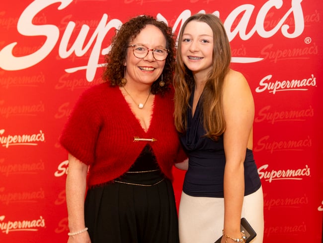 Garda Youth Award recipient Caoimhe Buckley with Annmarie Kelly who was MC for the awards.
