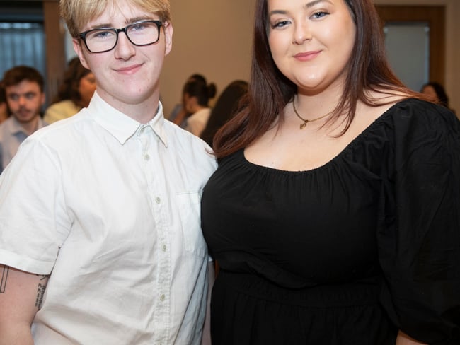 Mikey McDonagh and Ava Meredith.