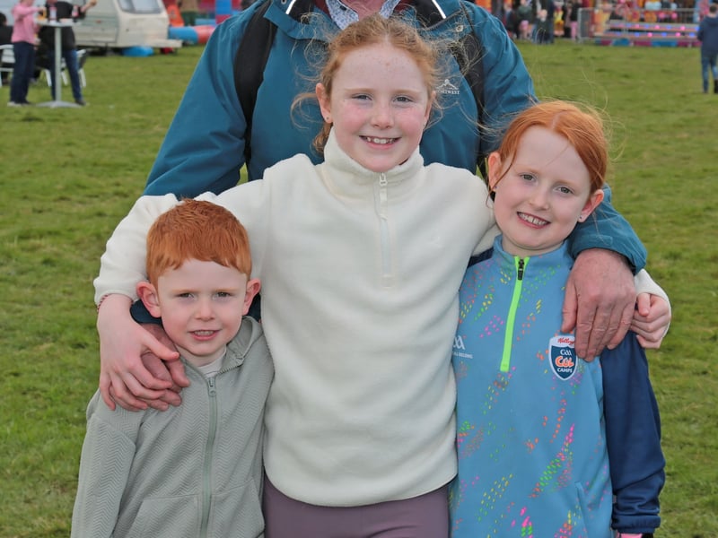 Caption: Michael, Millie, Mai and Milo Kelly