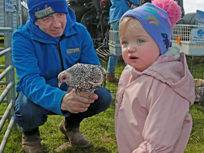 Caption: Lucy Walesch at the Corbally Mobile Fun Farm Picture: Shelley Corcoran