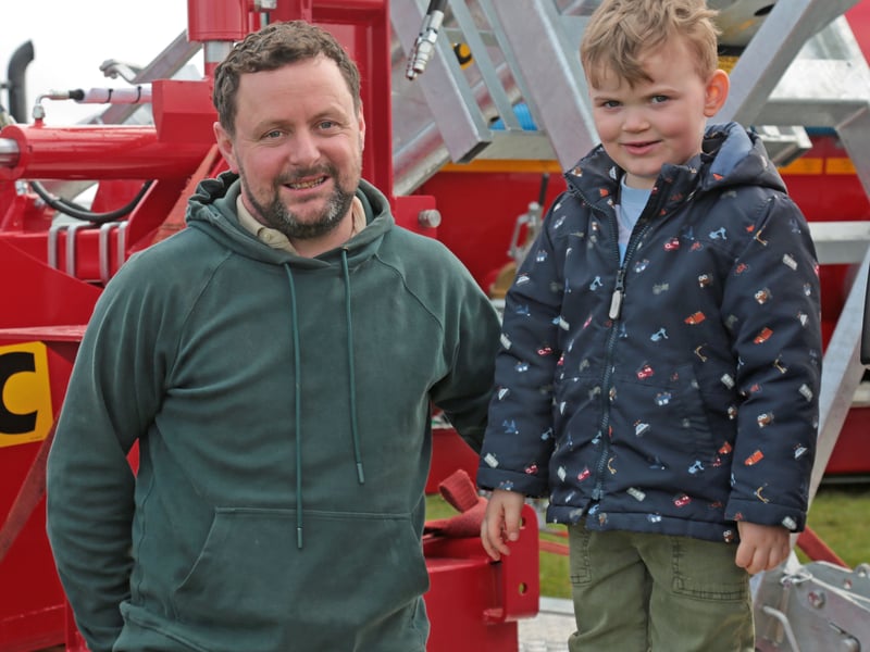 Caption: Gerald and Oisin Farrell