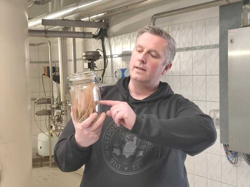 Tobias Rögner, managing director of Watzdorfer brewery