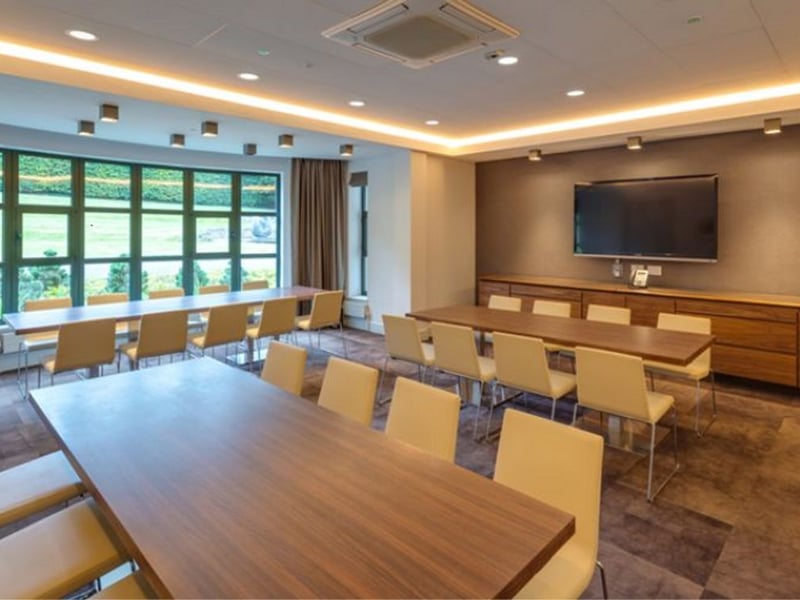 One of the most recognisable corporate buildings in Kilkenny has come to market. This HQ office building, with a proud local legacy and association with Glanbia, is designed and constructed to a high specification as a corporate headquarters. READ NEXT: 'This wasn’t an easy decision' - Kilkenny eatery closed amid 'rising costs' It is laid out to accommodate 95 desk spaces comprising 71 open plan / shared office spaces and 24 private offices. There are nine separate meeting rooms with capacities ranging from four to 80 people. Several breakout spaces and phone booths are also located throughout. Other features include a full-service kitchen and staff canteen and high quality internal finishes including air-conditioning, passenger lift, LED lighting, etc. The 1.33 ha (3.29 acre) site is zoned ‘Industrial/Technology Park’ and includes a total of 88 surface car parking spaces with six EV charging points. READ NEXT: Green light for major development at key site in Kilkenny City Kilkenny City is the commercial and administrative centre of the South-East region accessible off the M9 motorway, within a 90-minute drive of Dublin City. The city is the base for several national and multi-national employers with convenient transport links, short commutes, providing a vibrant community for businesses and residents alike. READ NEXT: Kilkenny garda operation 'a huge success' with five arrests This premises is conveniently located adjacent to the N10 Ring Road and there are a large number of amenities in the immediate vicinity including Kilkenny Retail Park, Loughboy Shopping Centre, The Watershed Sports & Leisure Centre etc. The subject property is serviced by Kilkenny Bus Service route KK1, providing a direct connection to MacDonagh Junction Shopping Centre & Train Station. FOR MORE LOCAL NEWS, CLICK HERE