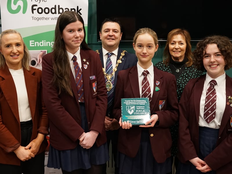 Foyle College, the second largest school donor, organised a non-uniform day and brought in food alongside fantastic backing from teachers and staff.