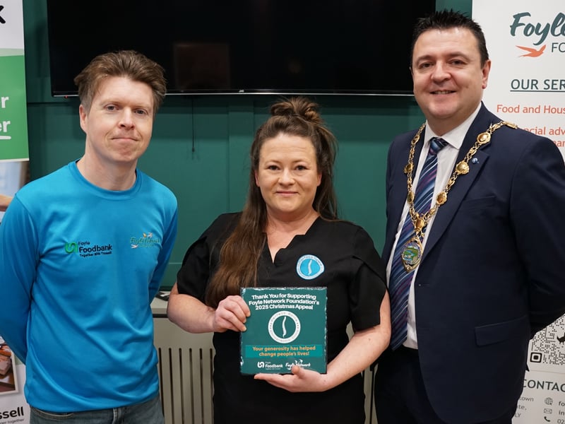 Perfect Spine Chiropractic Clinic received the Business Award for the largest food donation over Christmas.
