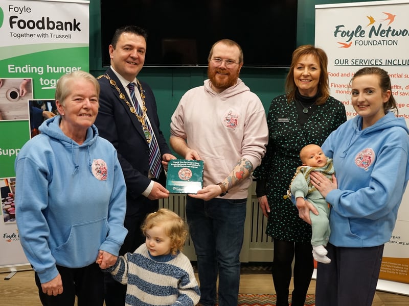 Púca Púca Games received a Special Recognition Award for organising 11 in-store events with over 70 entries, each person donating an average of three items. They also provided sought-after prizes, extra donations, and cash contributions, making a significant impact overall.