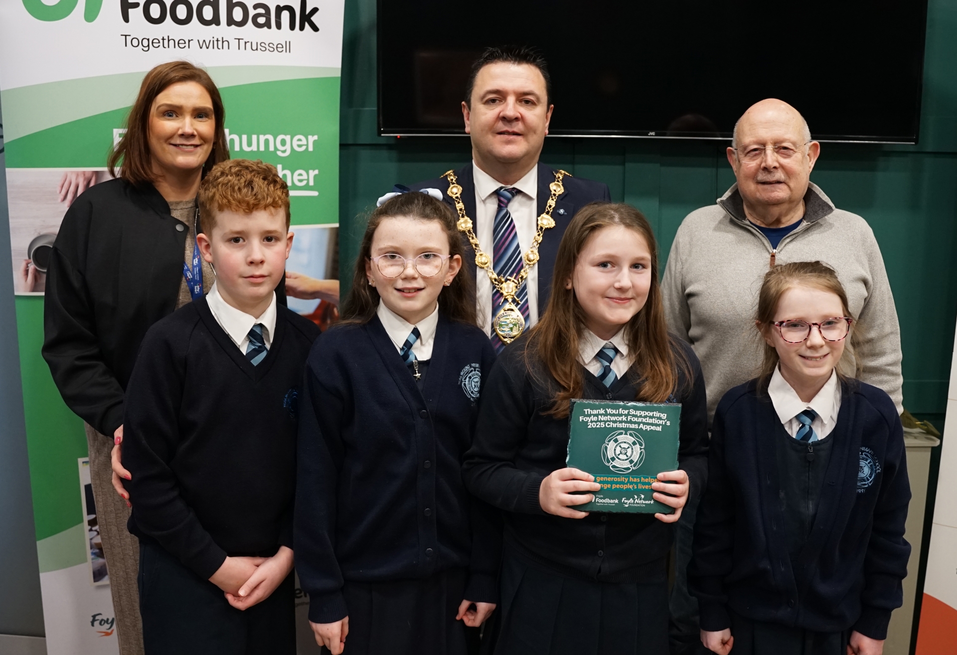 Foyle Network Foundation is incredibly privileged to have hundreds of donors across the city supporting our work through financial contributions, food donations, volunteering and ongoing fundraising efforts. Every single act of kindness makes a difference, and this year the organisation wanted to recognise supporters who have gone the extra mile, particularly in supporting our 2025 Christmas Appeal, but all year round. Local businesses were also recognised for their generosity. To all of Foyle Foodbank’s donors across the city, thank you. Your support allows the organisation to continue helping people and families when it matters most. Mayor Ruairí McHugh made presentations of thanks on behalf of Foyle Network Foundation. PICTURED BELOW: Rosemount Primary School marked their sixth annual donation, with pupils and staff fundraising through bake sales, Christmas Jumper Day, and even a rickety wheel fundraiser, showing what true community spirit looks like. We want your photos to feature on the website via our Camera Club. Do you have a great photo from life in the locality? Whether it’s a party, wedding, communion, landscape, a quirky shot from your archives, or a simple everyday moment, we want your snapshots. We are inviting people to share photos that capture the spirit of the county. From special occasions to quieter moments, your pictures help tell the story of everyday life in our community. To submit: Go to the Camera Club page and follow the instructions to upload your photo. Include your name, where it was taken, and a short caption if you can.  Your photo could be featured on our website and newspaper and seen by readers across the county and beyond.  TAP HERE TO SUBMIT YOUR PICTURES TODAY