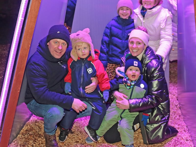 Caption: Cllr David, Noel and Luke Cassidy, Sheila and Ciara Kearney, Muireann Martin