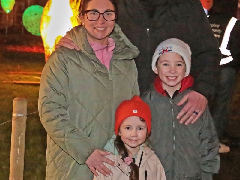 Caption: Michelle, Paul, Macy and Mark McCabe