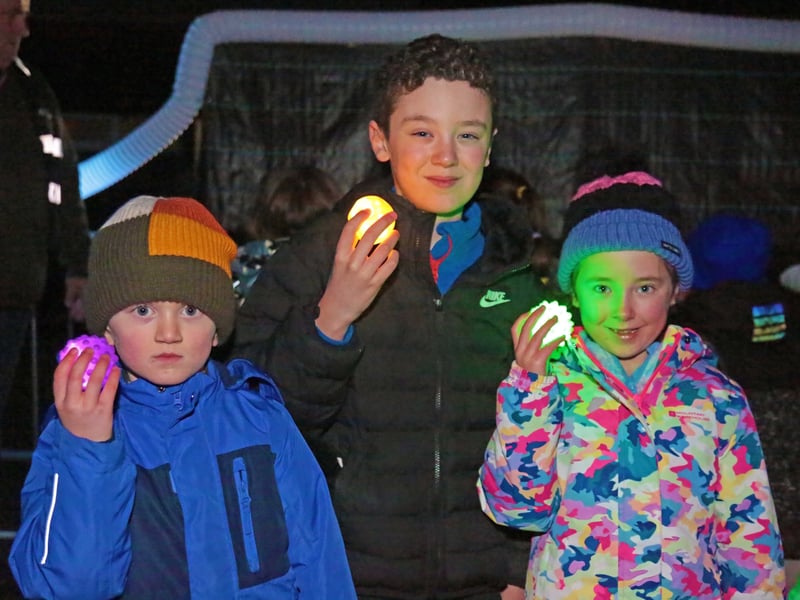 Caption: Jacob, Isla and Erick Quinn