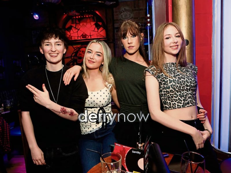 Abbie, Eaibhlin, Teresa and Mary Cait. (Photos - Tom Heaney, nwpresspics)