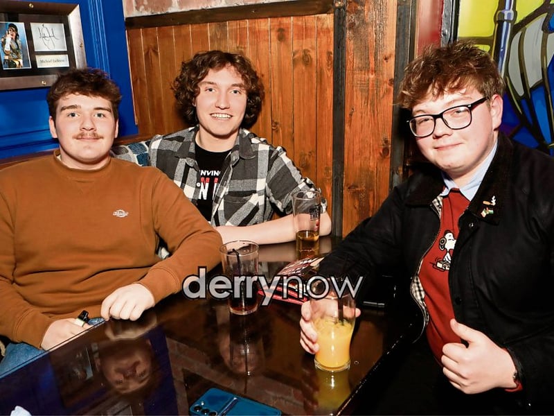 Rhys, Cameron and Michael.